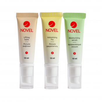 Набор для ламинирования ресниц и бровей  Novel 3х10мл